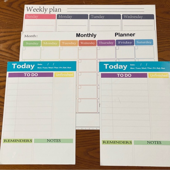❤️‍🔥 (5/20) Magnetic Monthly Planner/Weekly Planner/To Do List Dry Erase Boards - Picture 1 of 8